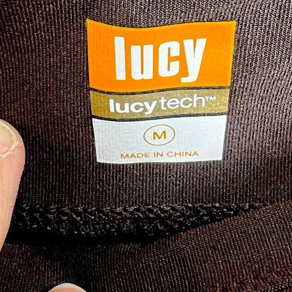 Brown Lucy Lucytech capri wide leg leggings size medium in excellent condition - Picture 4 of 4